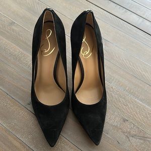 Sam Edelman Black Suede Heels
